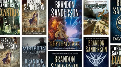 how many books has brandon sanderson written and what makes his work so compelling?