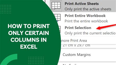 How to Print Specific Columns in Excel: A Guide with Q&A