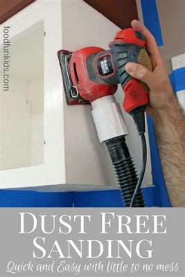 how to remove dust after sanding before painting