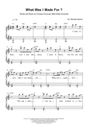 what i was made for piano sheet music how music can transcend language barriers